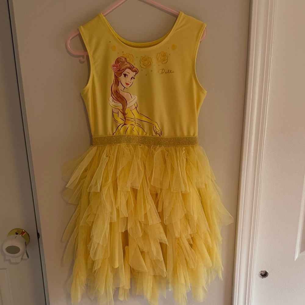 Disney Belle Yellow Tulle Dress